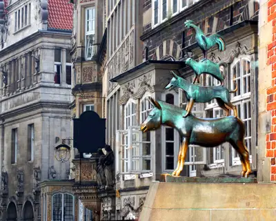 Denkmal der Bremer Stadtmusikanten in Bremen