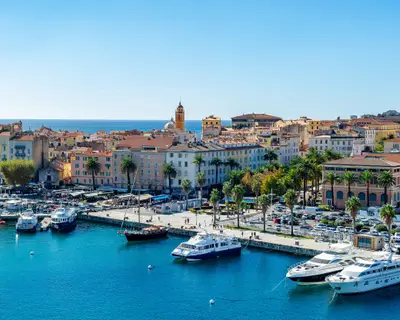 Ajaccio / France10/23/2015.Maritime port of Ajaccio, France