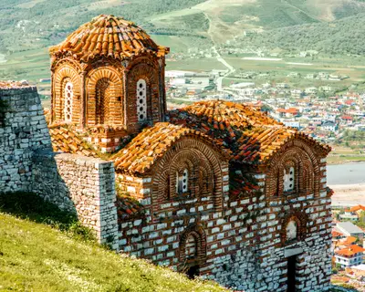 St. Theodores church in Berat city, Albania
