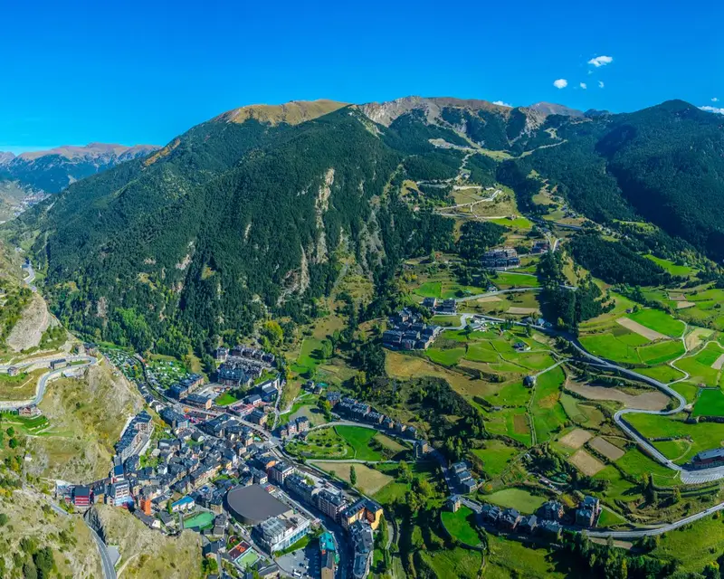 Statue of a boy at Roc del Quer viewpoint at Andorra
